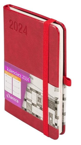 Kalendarz 2024 Formalizm A6 TDW czerwony