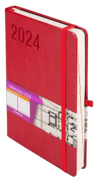 Kalendarz 2024 Formalizm A5 DNS czerwony