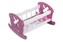 Kolébka dřevo růžová v krabici 49,5x39,5x29,5cm