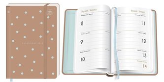 Kalendarz 2024 książkowy A6/192K Mat+UV Blue