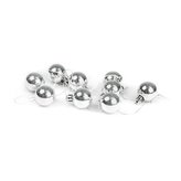 Bombki mini srebrne 9szt