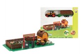 Farma s traktorem domeček plast v krabici 26x22cm