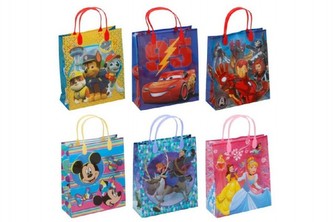 Dárková taška Disney plast mix druhů 21x25x8,5cm