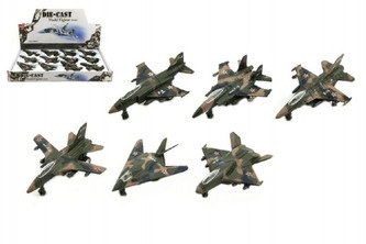 Stíhačka kov/plast 9cm 1 KUS