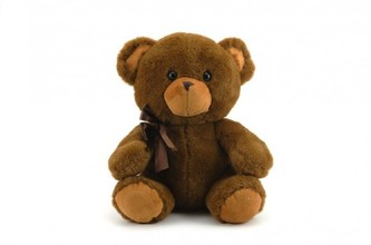 Medvěd/medvídek s mašlí plyš 40cm 2 barvy 0+