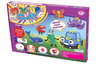 Sada hmota/modelína samotvrdnoucí s doplňky v krabici 34x24x4,5cm