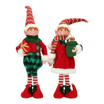 Vánoční dekorace - Skřítek Elf stojící 60 cm (2 varianty)