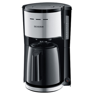 Kávovar Severin, KA 9308, 2 termokonvice, 8 šálků, výklopný filtr 1x4, 1000 W
