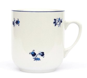 hrnek 300ml TROJKA-MOD.HÁZENKA U1031, čes.porcelán