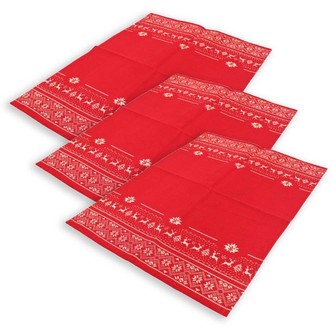 HOME ELEMENTS Sada 3 utěrek 50*70 cm, Norský vzor