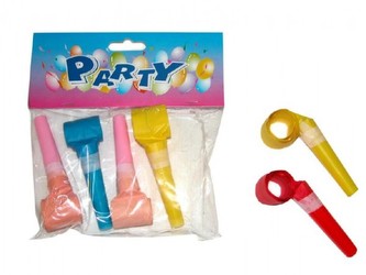 Frkačky papírové barevné 6ks v sáčku karneval