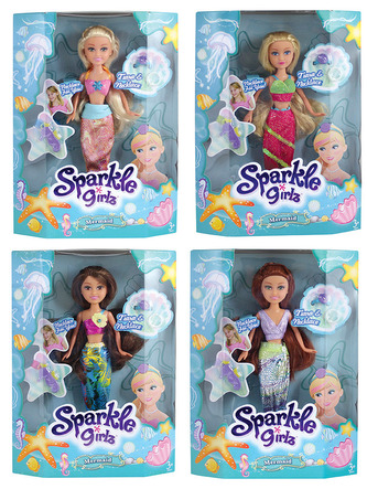 Mořská panna s doplňkem Sparkle Girlz