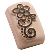 Tetovací razítko střední - Květinový ornament