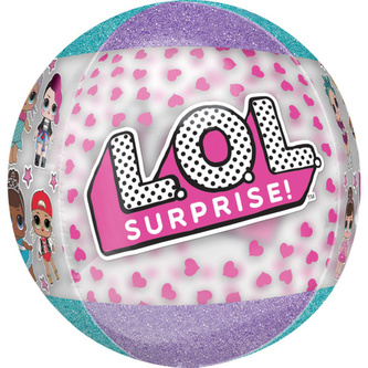 Foliový balonek koule Orbz Lol Surprise 40 cm
