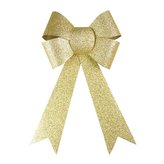 Kokarda brokatowa duża zlota