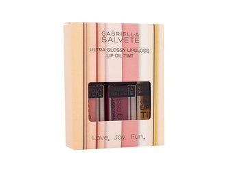 Gabriella Salvete Ultra Glossy lesk na rty Ultra Glossy Lipgloss 4 ml 04 + lesk na rty Ultra Glossy Lipgloss 4 ml 05 + olej na rty Lip Oil Tint 2,7 ml 02