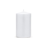 Svíčka matná bílá 10 x 6,5 cm - 1 ks