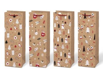 Torebka na prezent T kraft 125x350x90