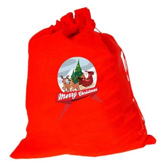 Worek na prezenty z aplikacją duży