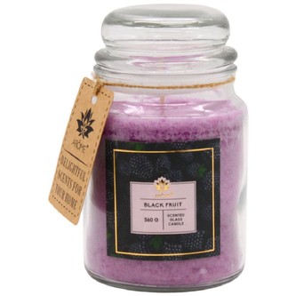 ARÔME Svíčka 560 g, ve skle, Black Fruit