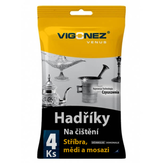 Vigonez VENUS Hadříky k čištění stříbra mědi a mosazi
