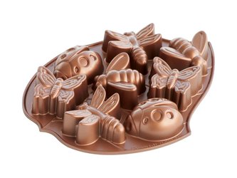 Forma broučci a motýlci plát s 8 formičkami Nordic Ware