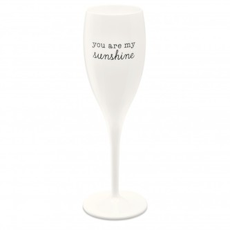 CHEERS NO.1 YOU ARE MY SUNSHINE, sklenice na sekt 100ml KOZIOL