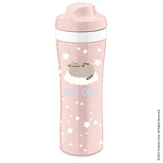Láhev na vodu 425ml PUSHEEN Růžová ORGANIC KOZIOL