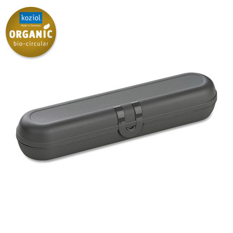 KLIKK ETUI pouzdro na příbory,psací potřeby tm. Šedá ORGANIC KOZIOL