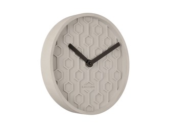 Nástěnné hodiny Honeycomb 31 cm šedá Karlsson