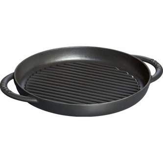 Kulatý litinový gril 22 cm černá Staub