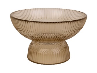 Mísa skleněná Posh M 20 cm pískově hnědá Present Time