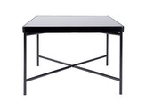 Konferenční skleněný čtvercový stolek Smooth 60cm Leitmotiv