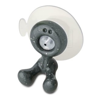 TOMMY věšák, háček, držák na kartáčky tmavě šedý Organic KOZIOL