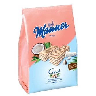 Sušenky Manner - kokosové, 400 g