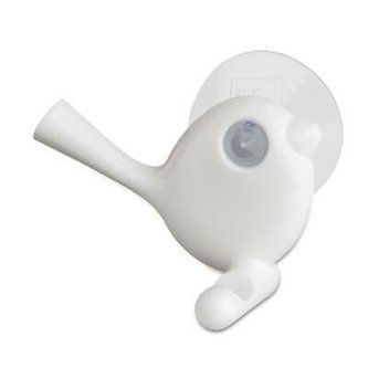 PI:P věšáček, háček, věšák s přísavkou bílý Organic KOZIOL