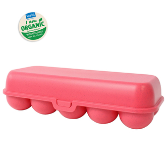 EGG box na 10 ks vajíček Organic korálový KOZIOL
