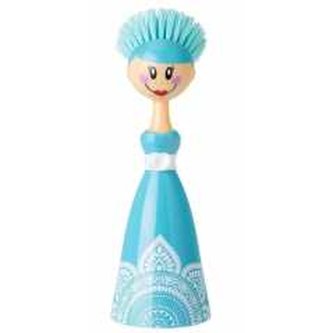 Kartáč a držák panenka na mytí nádobí DOLLS VIGAR