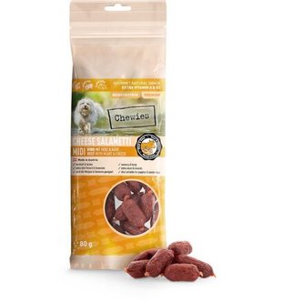 Chewies Cheese Salametti Hovězí maso, srdce & sýr 80 g EXPIRACE 10/23