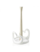 Porcelánový držák na papírové utěrky s motivem dvou srdcí BRANDANI