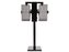 Stojací hodiny Flip No Case Mini 20,6 cm Karlsson