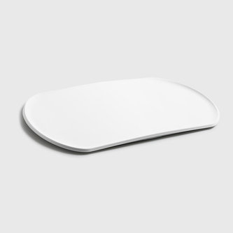 Prkénko s okrajem a protiskluzem 35cm Skateboard bílé Blim+