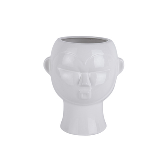 Kulatý květináč Mask round Present Time