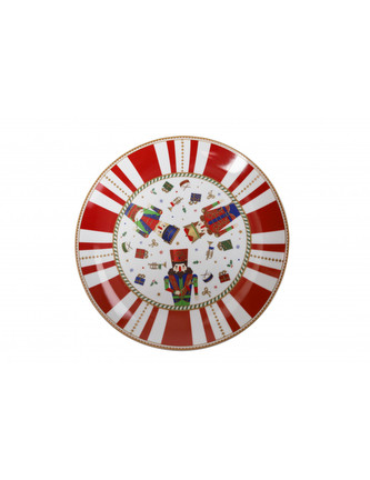 Porcelánový servírovací talíř 30 cm Lo Schiaccianoci BRANDANI