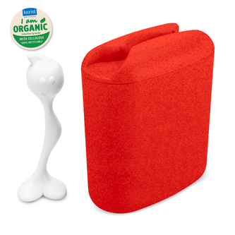 DÓZA na kávu s naběračkou 500 g Organic červená KOZIOL