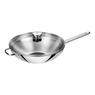 ZWILLING pánev WOK, nerezová ocel, 32 cm, s poklicí - Special Plus