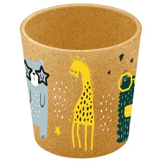 ZOO dětský hrnek / kelímek 190ml okrový Organic bio-circular KOZIOL