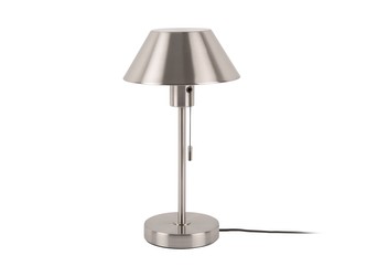Stolní lampa Office Retro pokovená 36cm stříbrná Leitmotiv