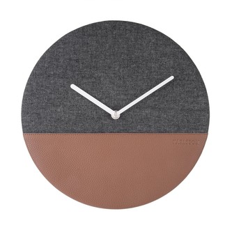 Nástěnné hodiny Leather & Jeans 30 cm Karlsson