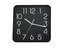 hodiny nástěnné 25,3x25,3cm,3D ciferník,PH,sklo,kov ČER